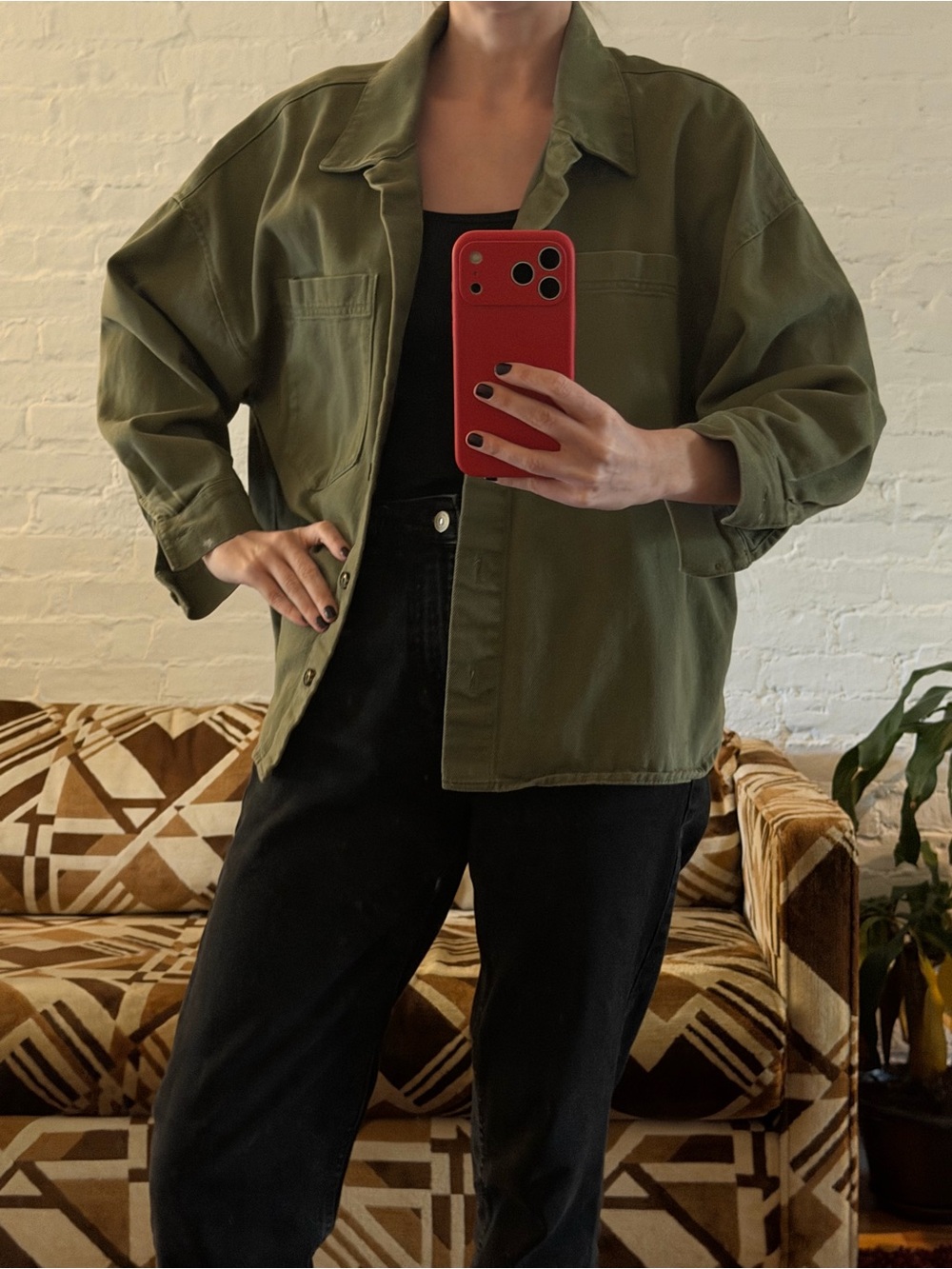 Banana Republic Olive Green Women's Utility Jacket